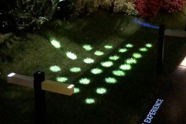 lightening video projection for Artemide - Euroluce