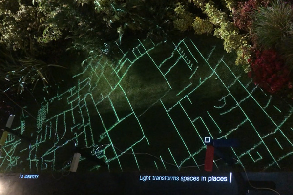 Cromazoo video projection for Artemide Euroluce