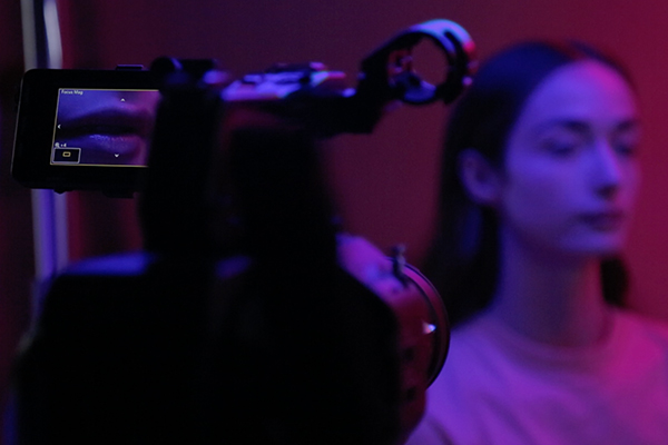 back stage of the video created for Furla by Cromazoo