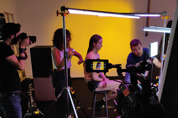 back stage of the video created for Furla by Cromazoo2