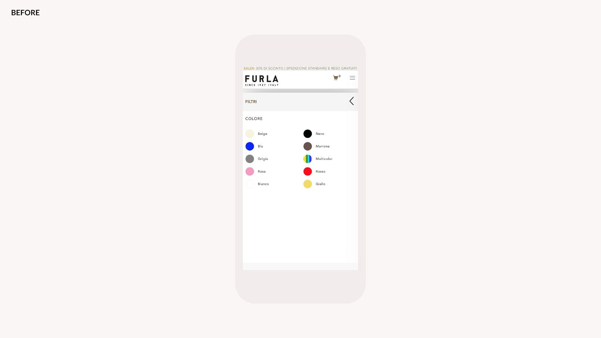Furla-Website-UX-UI-Cromazoo-Before-PLP-Filters-B